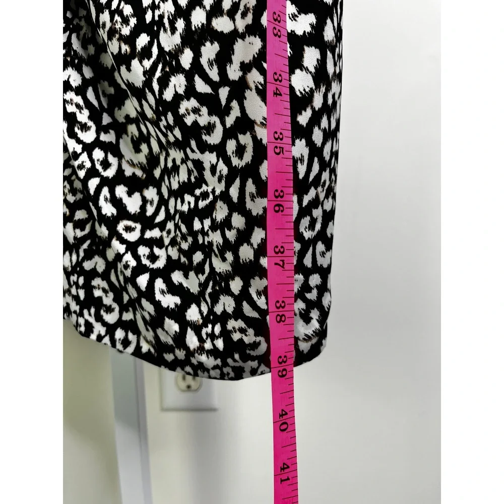 Banana Republic Pajama Pants L Leopard Print Drawstring Loungewear Sleep